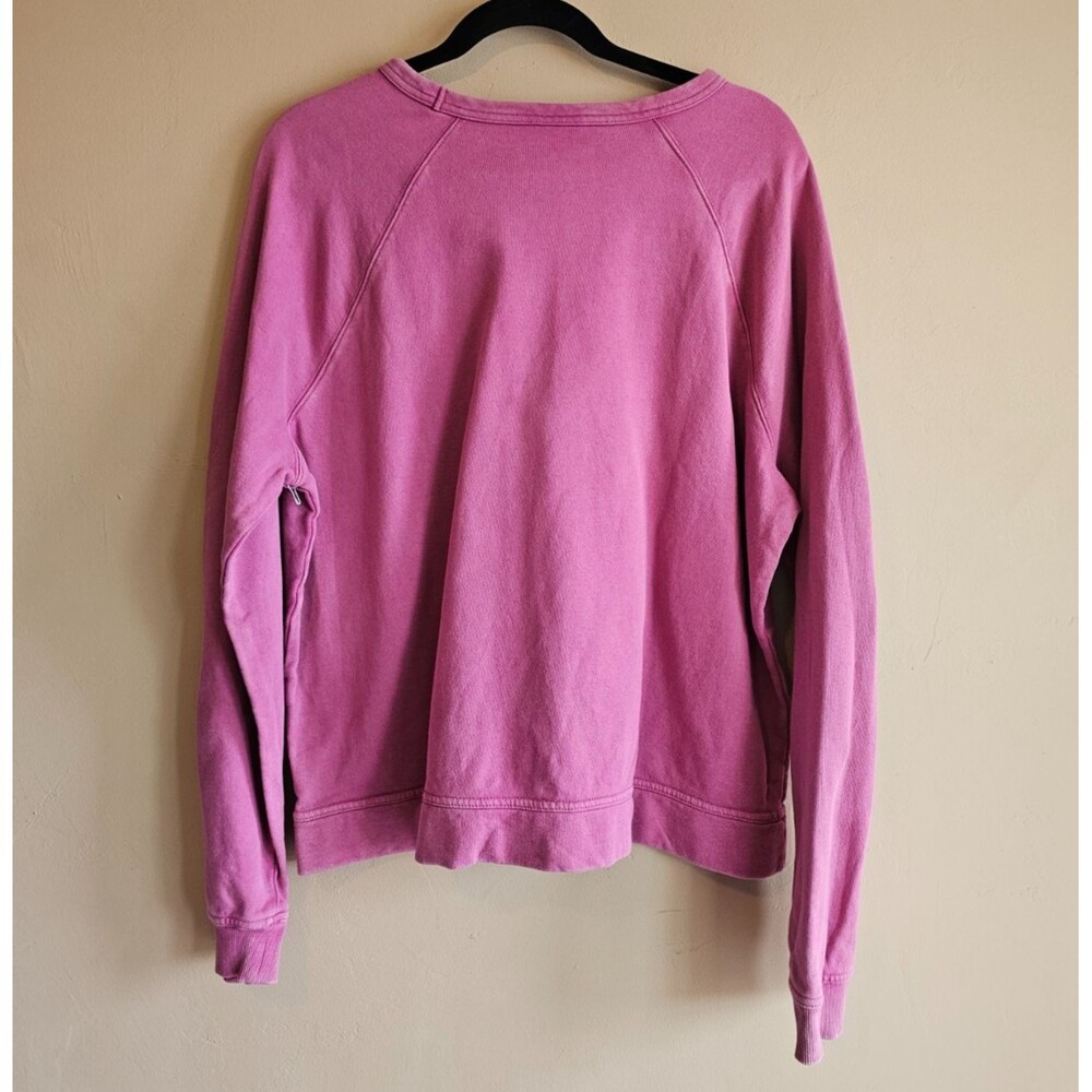 SWEATSHIRT-plum with Hand embroidery "you're a gem" no size-med - Picture 2 of 5